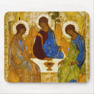 Mousepad Andrei Rublev, ícone da Trinity マ ウ ス パ ド