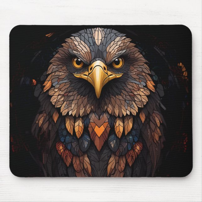 Mousepad Anel Chave da Águia Majestosa (Frente)