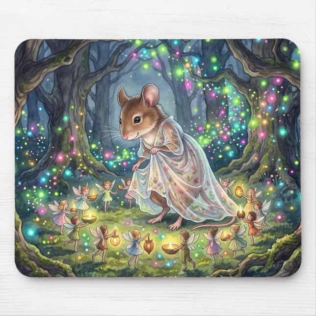 Mousepad Anel de Fadas da Floresta Encantada (Frente)