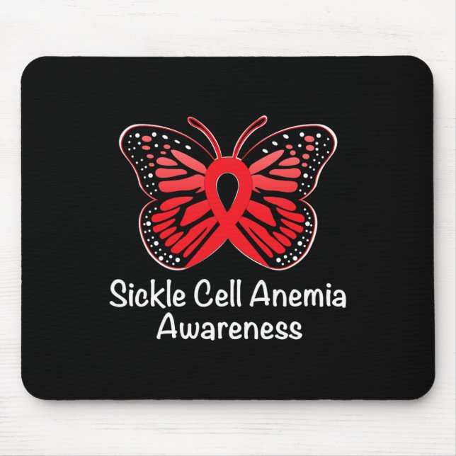 Mousepad Anemia das Células Falsiformes O Guerreiro Suporta (Frente)
