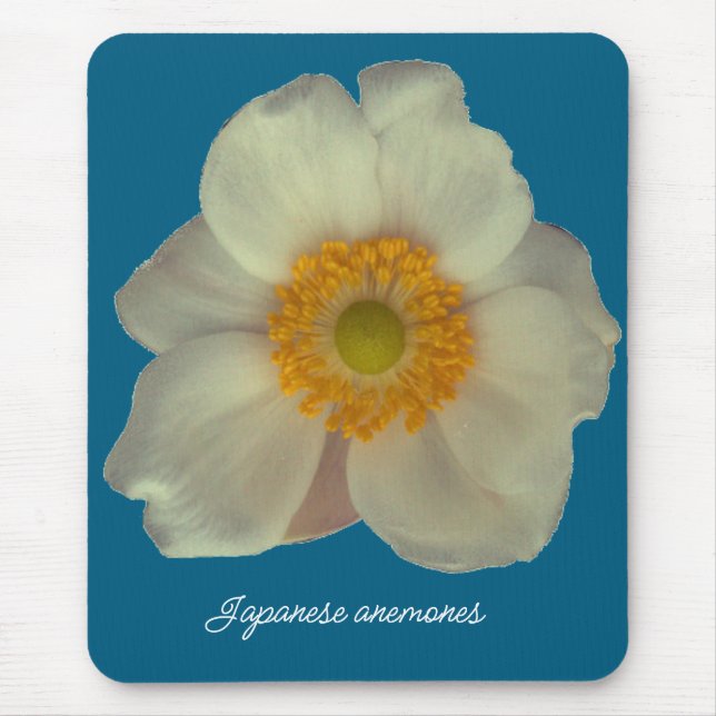 Mousepad anémonas japonesas florescem (Frente)