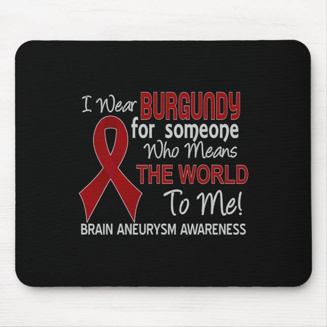 Mousepad Aneurisma Cerebral Para Alguém Que Significa Que O (Frente)