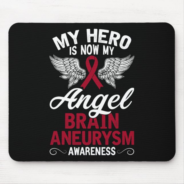 Mousepad Aneurismo cerebral Presente Borgonha 1 (Frente)