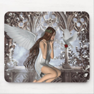 Mousepad Angel e sua pomba
