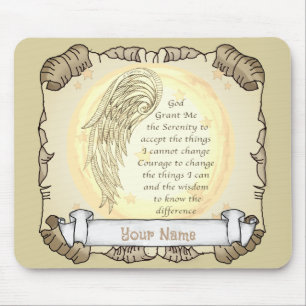 Mousepad Angel Serenity Prayer