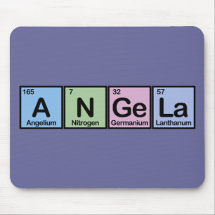 Mousepad Angela fez dos elementos