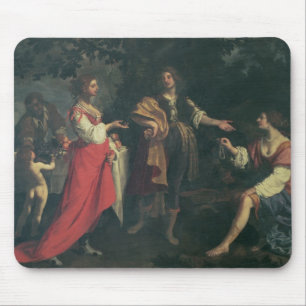 Mousepad Angélica e a amarração, Medoro, 1634 (óleo em
