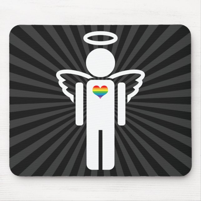 Mousepad angélico. (Frente)