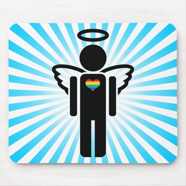 Mousepad angélico. (Frente)