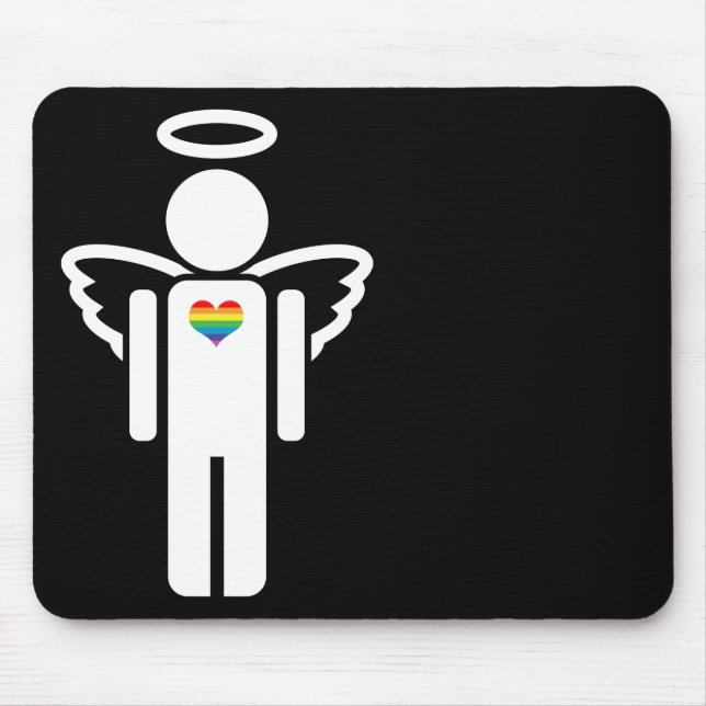 Mousepad angélico. (Frente)