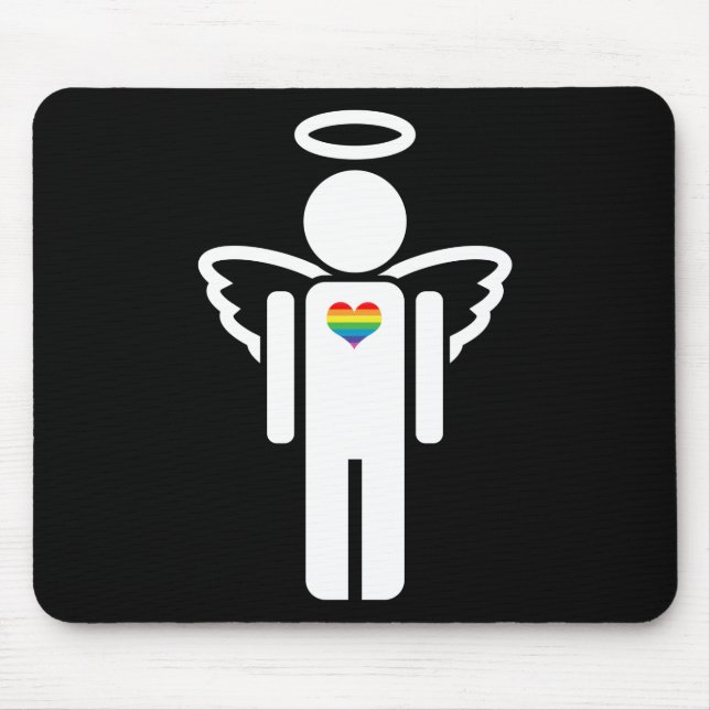 Mousepad angélico. (Frente)