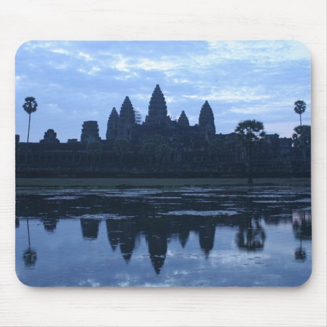 Mousepad angkor wat azul (Frente)