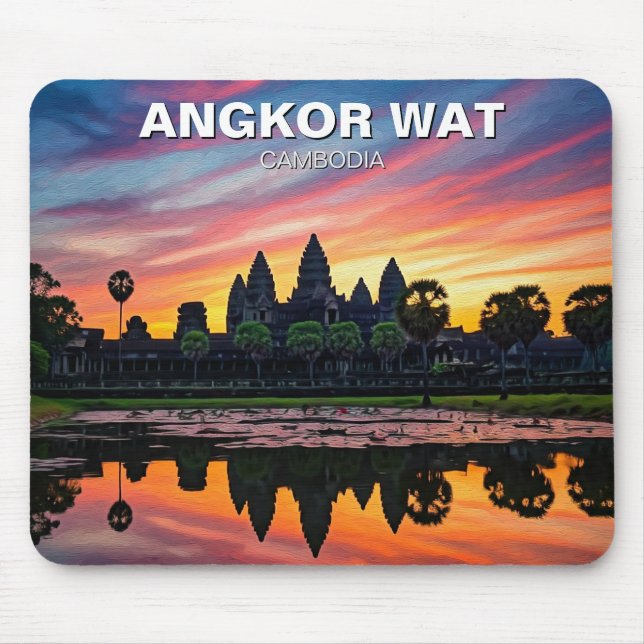 Mousepad Angkor Wat Cambodja Sunset (Frente)