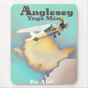 Mousepad Anglesea, poster de viagens de estilo vintage