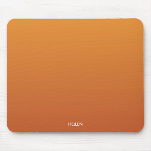 Mousepad Ângulo de Gradação Laranja Personalizado