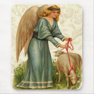 Mousepad Ângulo do pequeno mouse de cordeiro