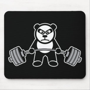 Mousepad Animação do Urso Panda Levantado - Esboço