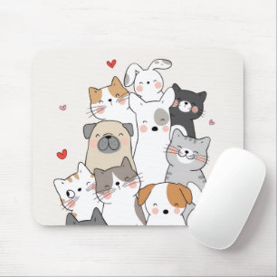 Mousepad animais bonitos
