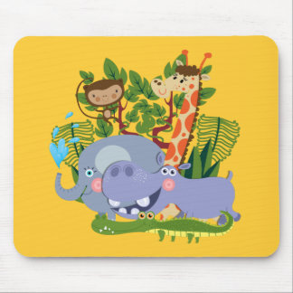 Mousepad Animais bonitos do safari