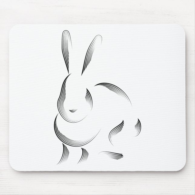 Mousepad Animais - coelho (Frente)