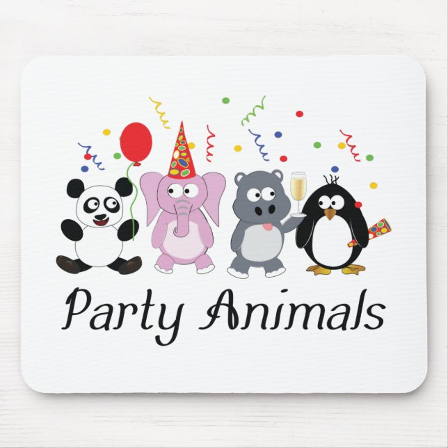 Mousepad Animais de partido (Frente)
