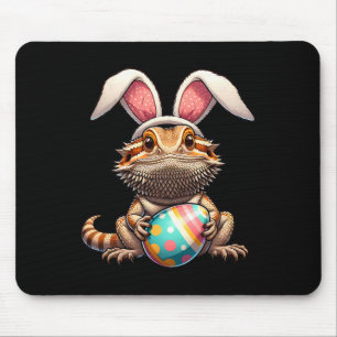 Mousepad Animais de Páscoa Dragão Barbudo Ovos de Estimação