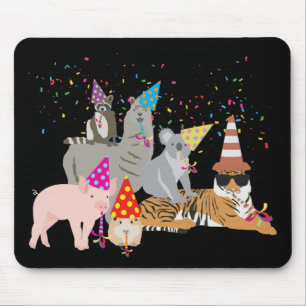Mousepad Animais de Triagem - Animais de Corte com Festa