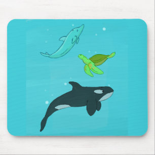 Mousepad Animais do mar