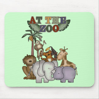Mousepad Animais no camiseta e nos presentes do jardim zool