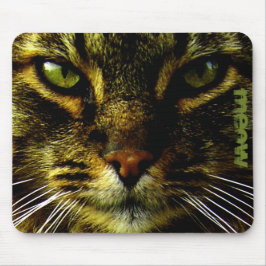 Mousepad Animal de estimação do gato que Hypnotizing o