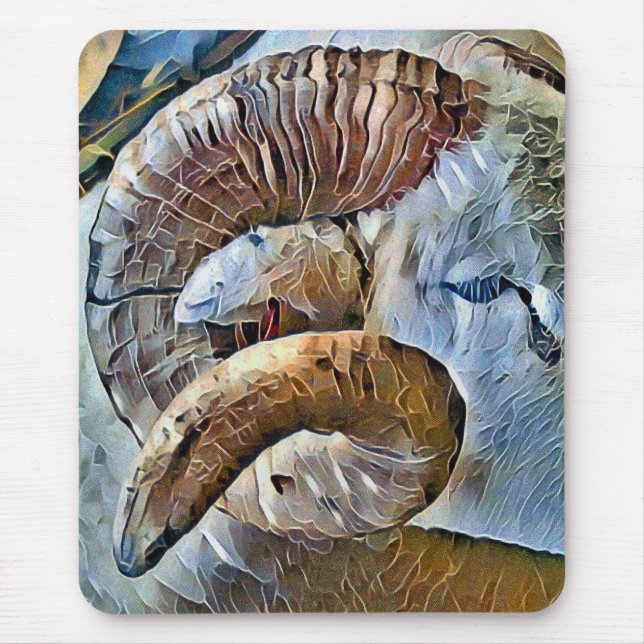 MOUSEPAD ANIMAL DE FAZENDA DE OVELHA RAM (Frente)