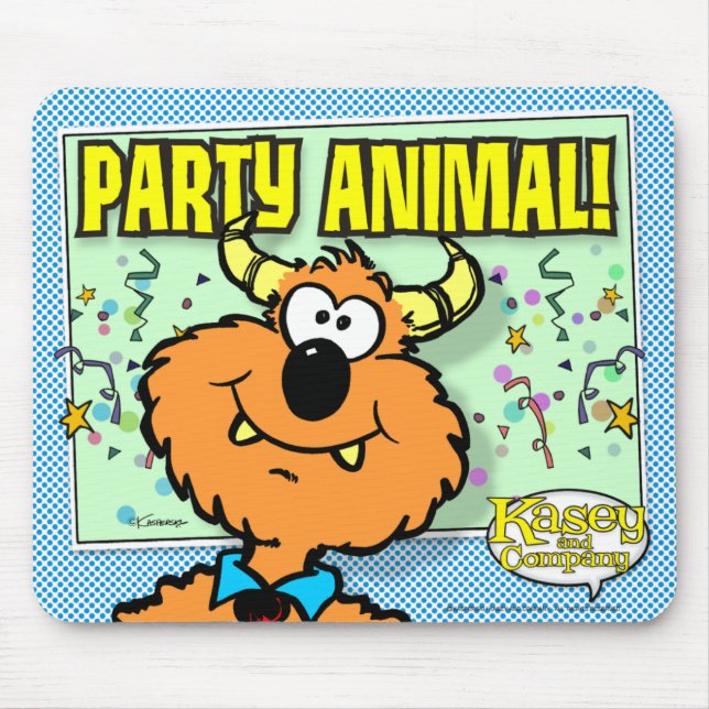 Mousepad Animal de festa (Frente)