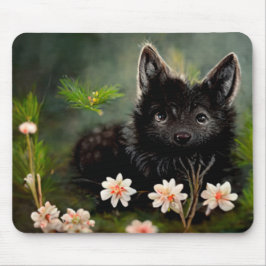 Mousepad Animal floral selvagem