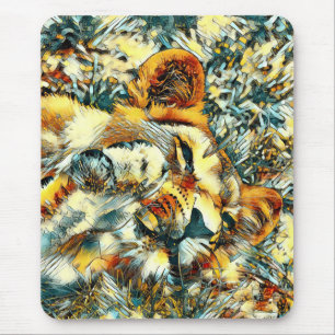 Mousepad AnimalArt_Lion_008