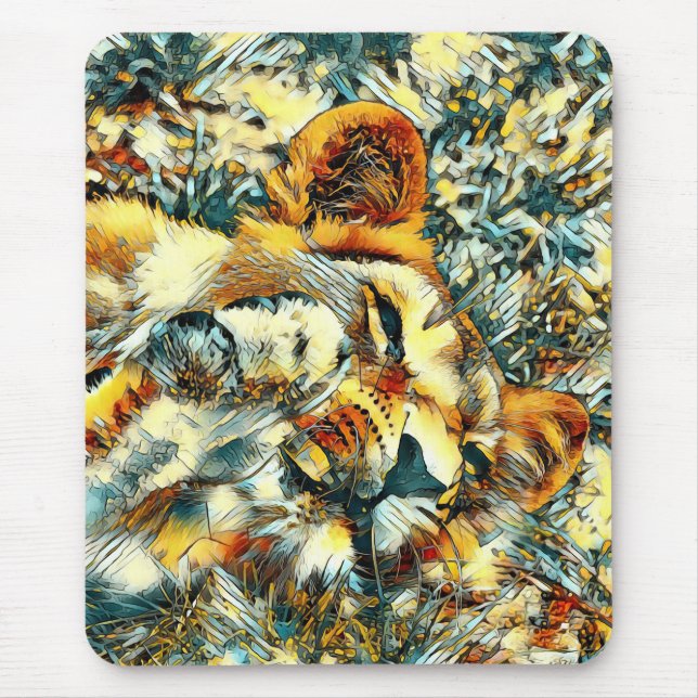 Mousepad AnimalArt_Lion_008 (Frente)