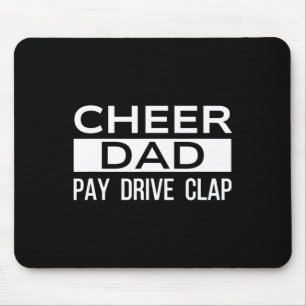 Mousepad Animar Pai Preto Engraçado Pagar Dirigir Aplaudir 