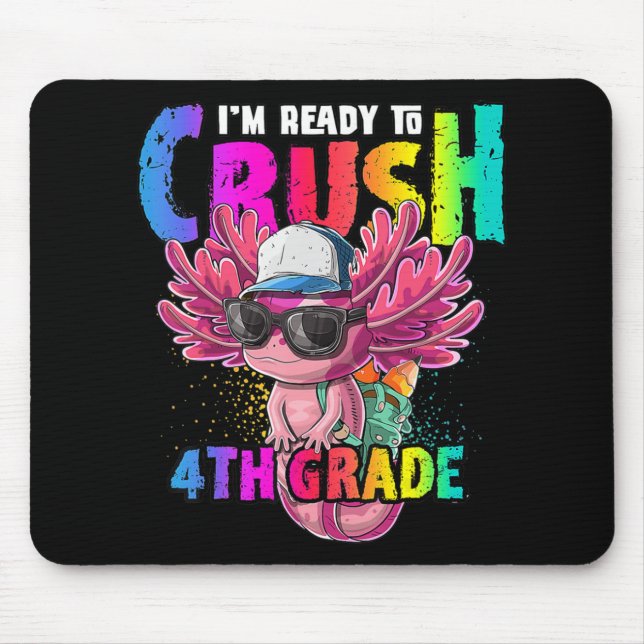 Mousepad Anime Axolotl Waifu Que Ama Anime Ramen E Sketc (Frente)