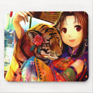 Mousepad Anime com tigre