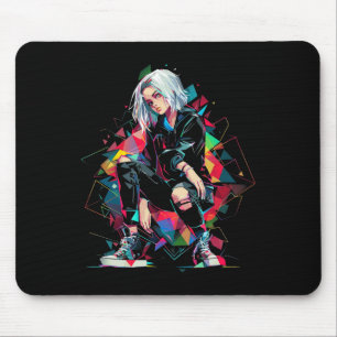 Mousepad Anime de Arte Poligônica do Anime Manga