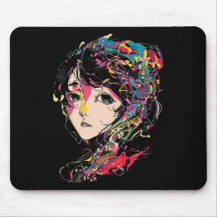Mousepad Anime de Ilustração Colorida do Anime Manga Motif 