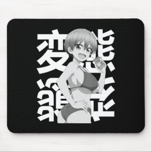 Mousepad Anime de Verão Kawaii Lewd Waifu Verão