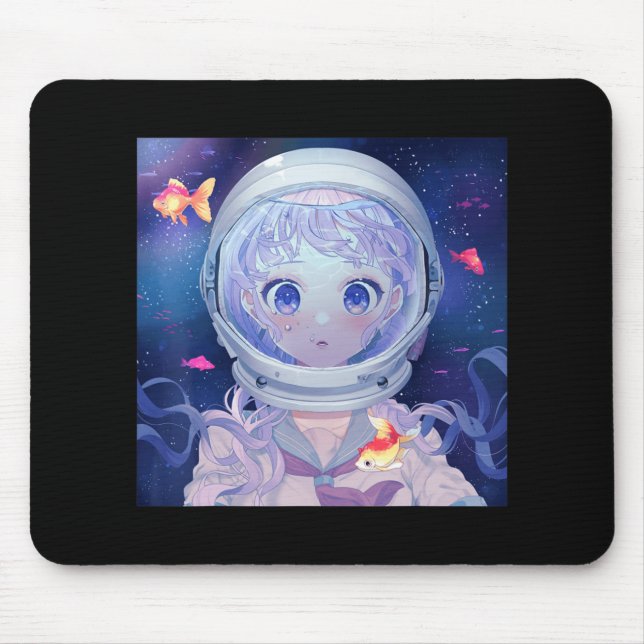 Mousepad Anime Girl Kawaii - Estética Japonesa Otaku (Frente)