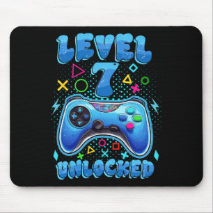 Mousepad Aniversariante Nível 7 Desbloqueado Aniversário de