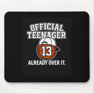 Mousepad Aniversário de 13 anos Oficial Adolescente Engraça