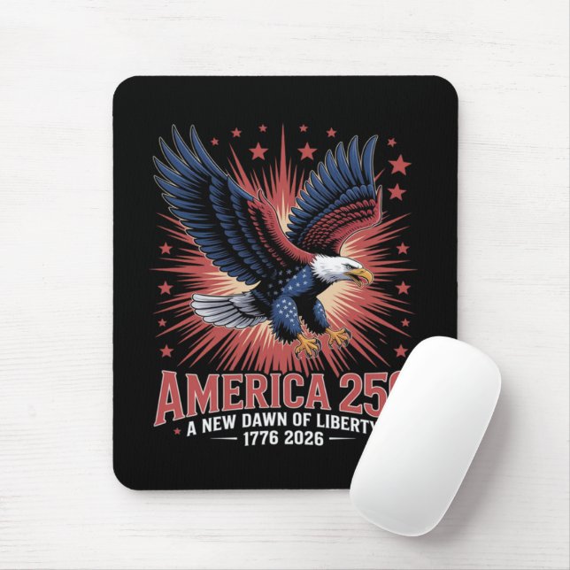 Mousepad Aniversário de 250 anos da América (Com mouse)