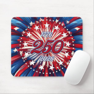 Mousepad Aniversário de 250 anos da América 1776-2026 Fogos