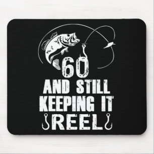Mousepad Aniversário de 60 anos e ainda mantendo a pesca au