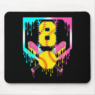 Mousepad Aniversário de 8 anos Softll Home Plate Drip Sorve