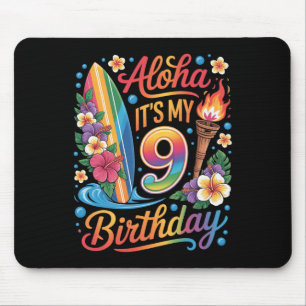 Mousepad Aniversário de 9 anos no Havaí Férias de Cruzeiro