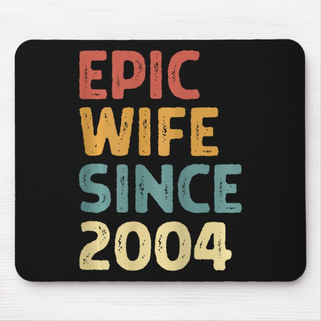 Mousepad Aniversário De Casamento De 21 ruas Para Sua Espos (Frente)